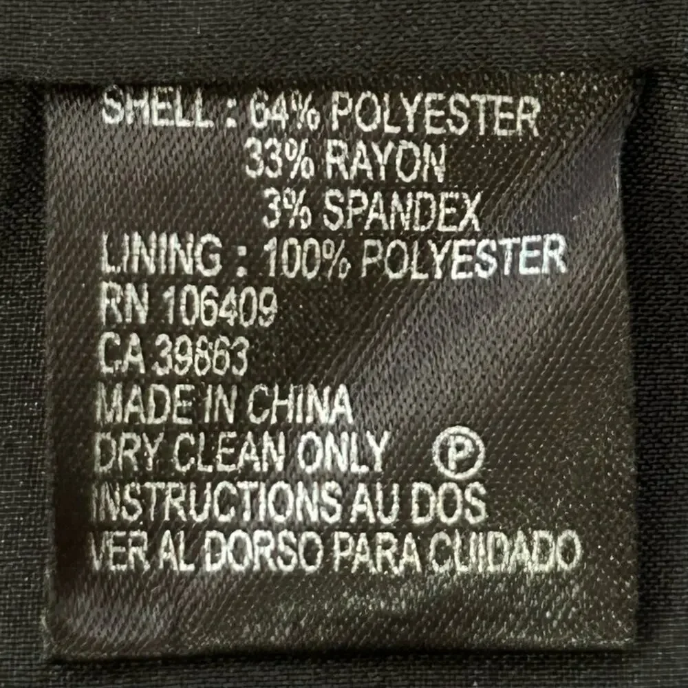 Tahari Arthur S Levine Short Sleeve Belted Dress Size 4 Teal Black Two Tone - Picture 13 of 14